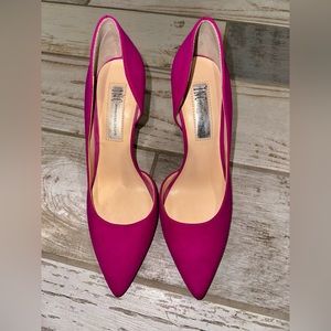 Magenta/bright pink 3in heels